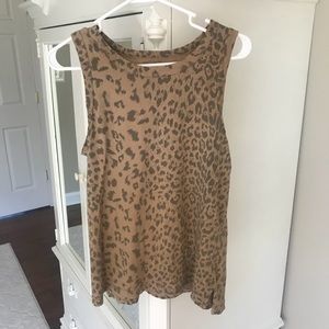 Current/Elliott Cheetah Print Shirt
